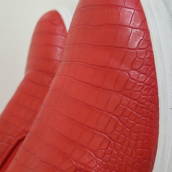Steve Madden Ecentric Red Snake Sneaker - Picture 4 of 9
